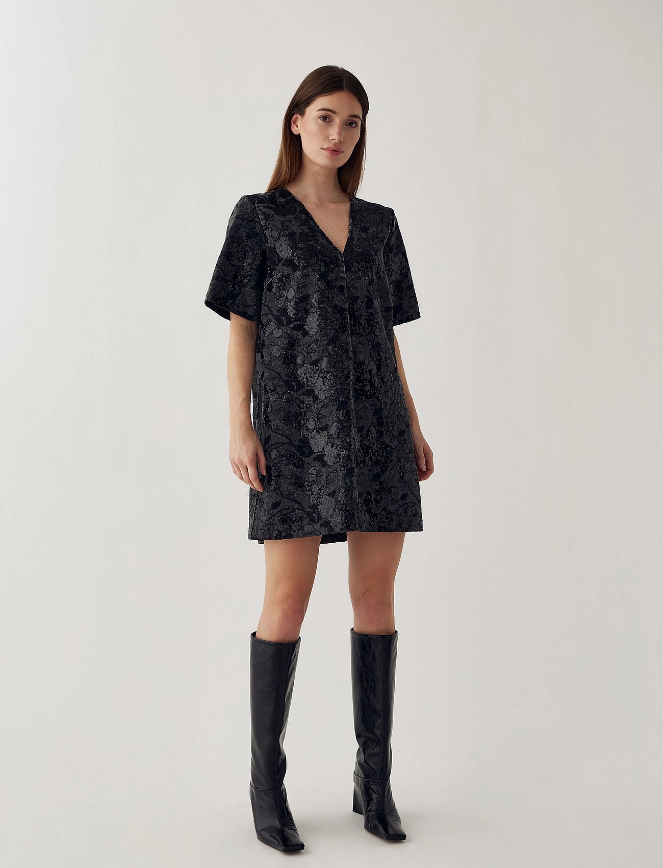 N-Krissie Dress - GREY WASH