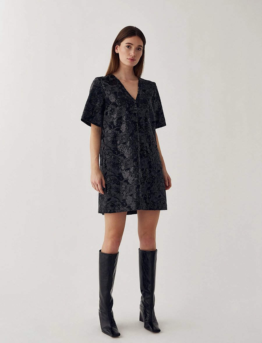 Noella - N-Krissie Dress - paillettenkleider - grey wash - 0