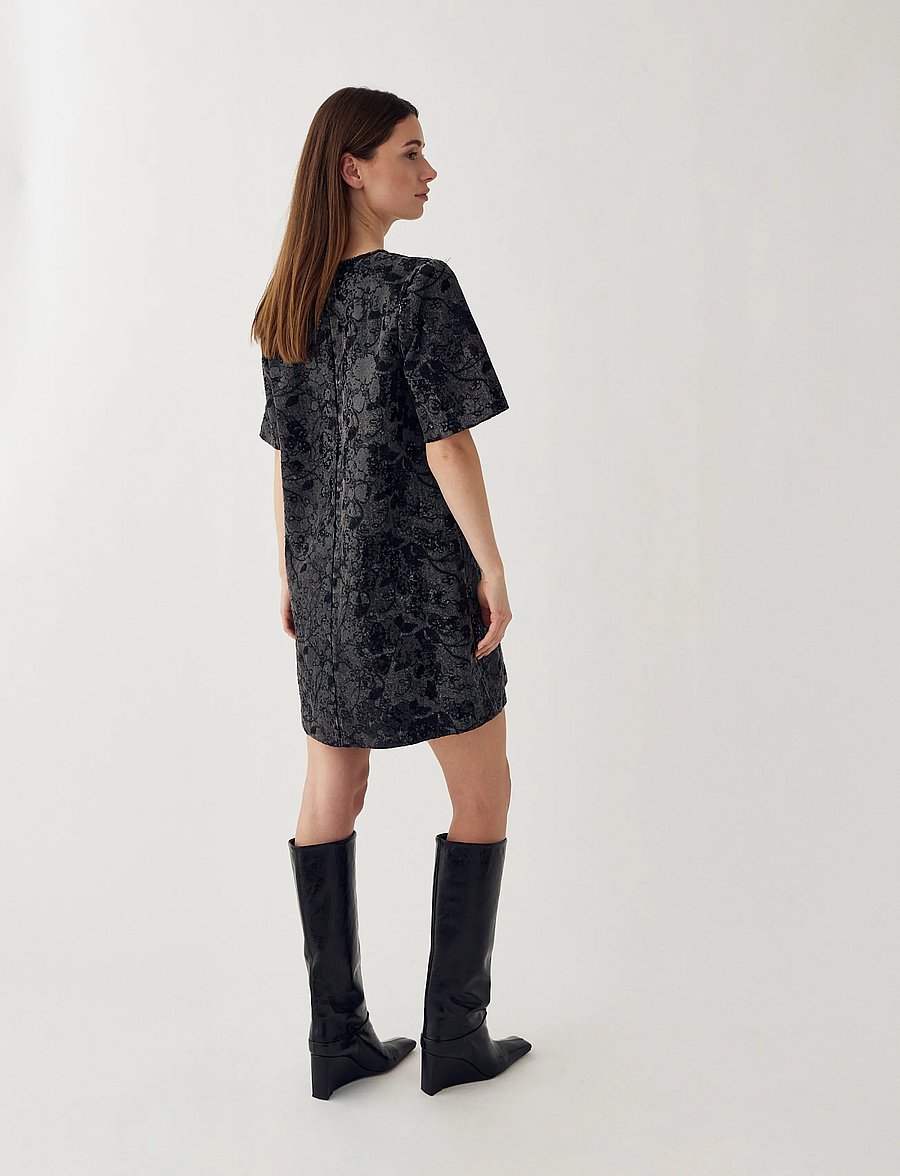 Noella - N-Krissie Dress - paillettenkleider - grey wash - 3
