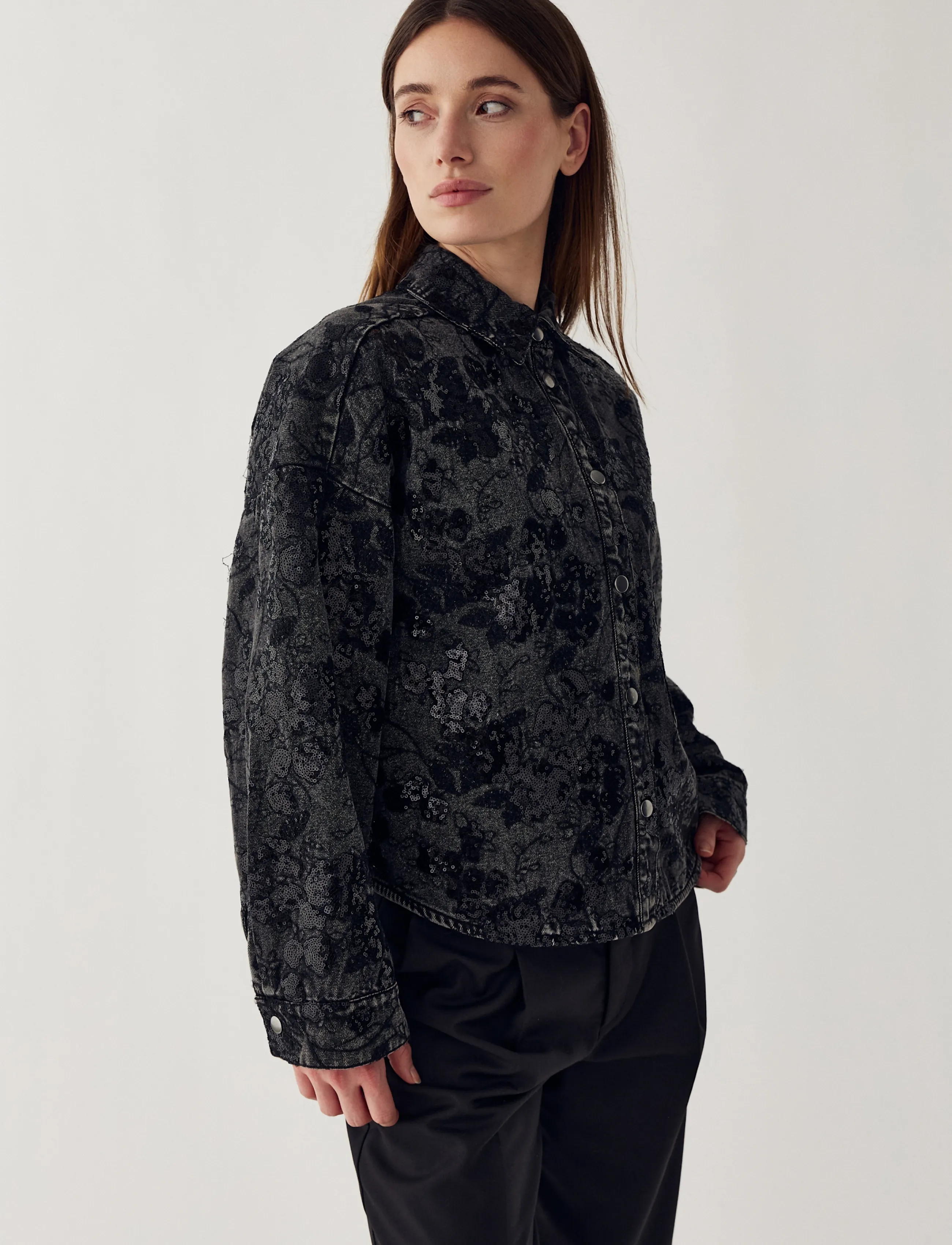 Noella - N-Lirinnah Shirt - grey wash - 3