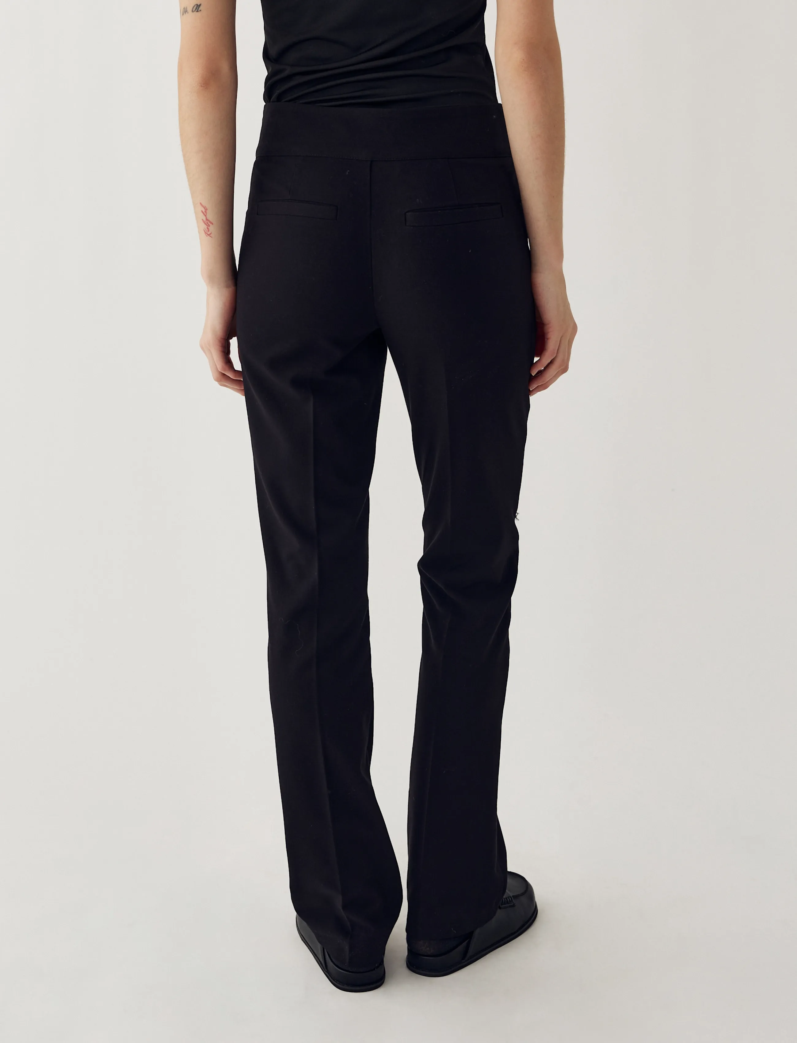 Noella - N-Maliha Pants - raka byxor - black - 3