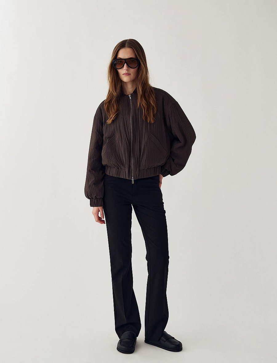Noella - N-Maliha Pants - raka byxor - black - 5
