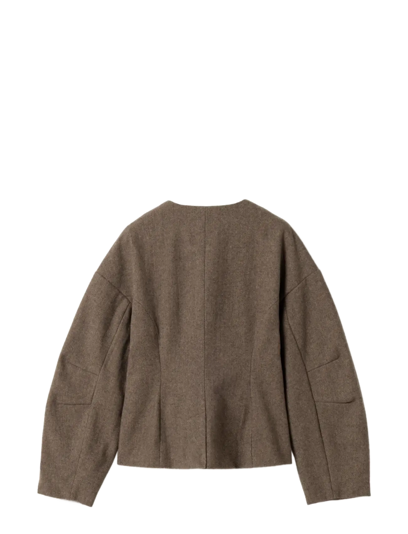 Noella - N-Mallie Blazer - brown herringbone - 2