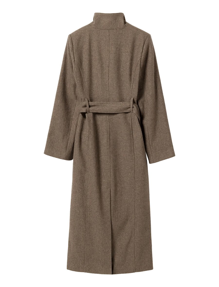 Noella - N-Maddy Coat - winter jackets - brown herringbone - 3
