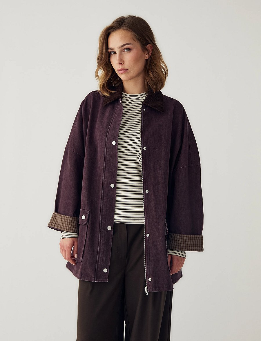 Noella - N-Mercer Jacket - utility-jakid - winter bloom wash - 0