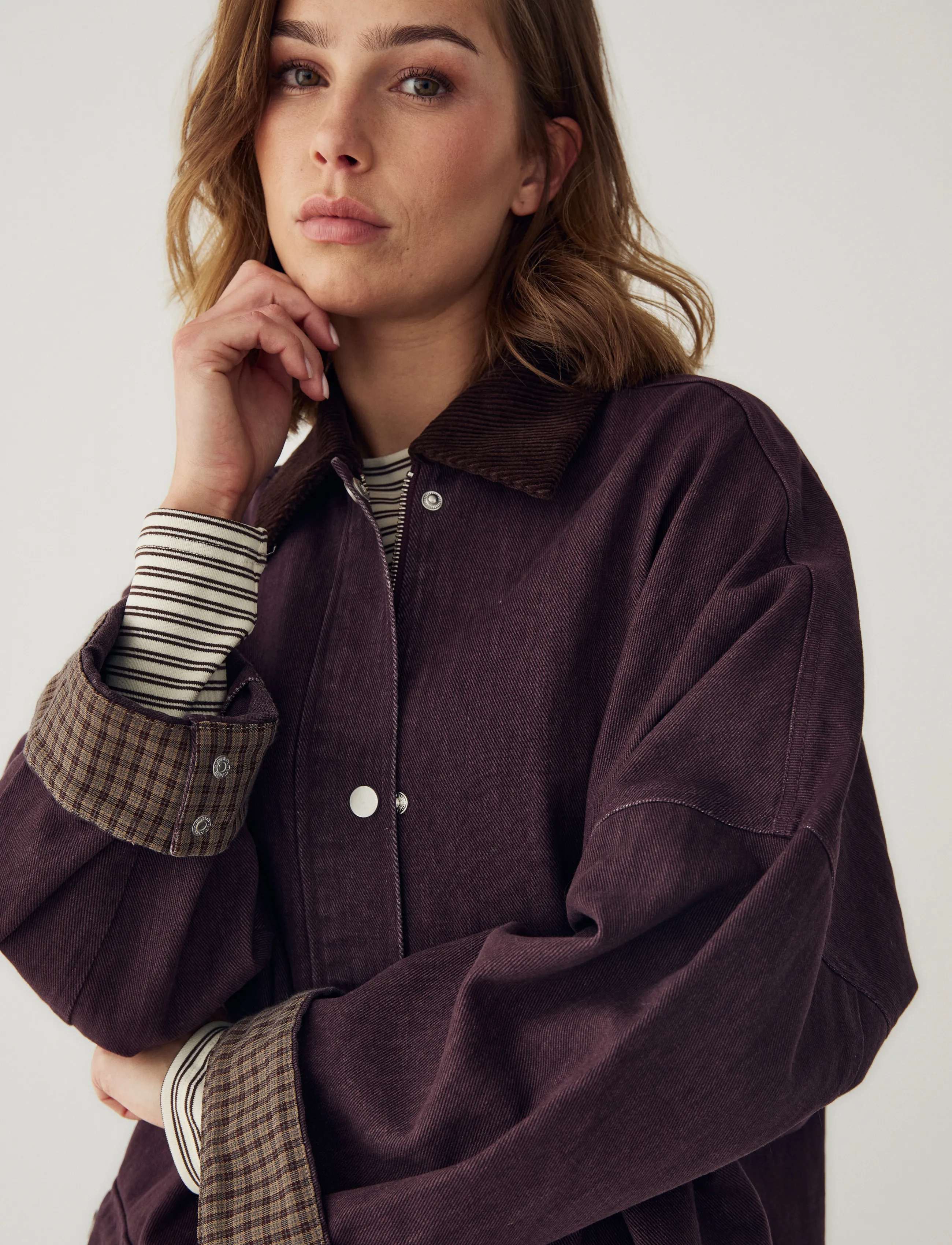 Noella - N-Mercer Jacket - utility-jakid - winter bloom wash - 5