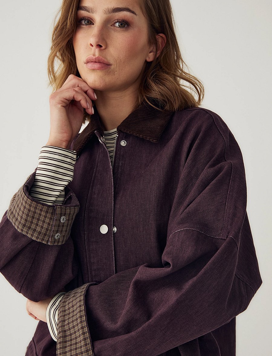 Noella - N-Mercer Jacket - utility-jakid - winter bloom wash - 5
