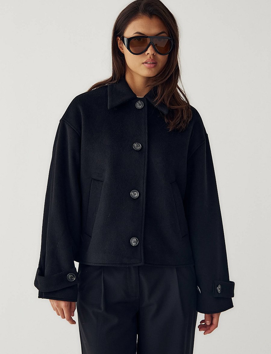 Noella - N-Maze Jacket - wool jackets - black - 0
