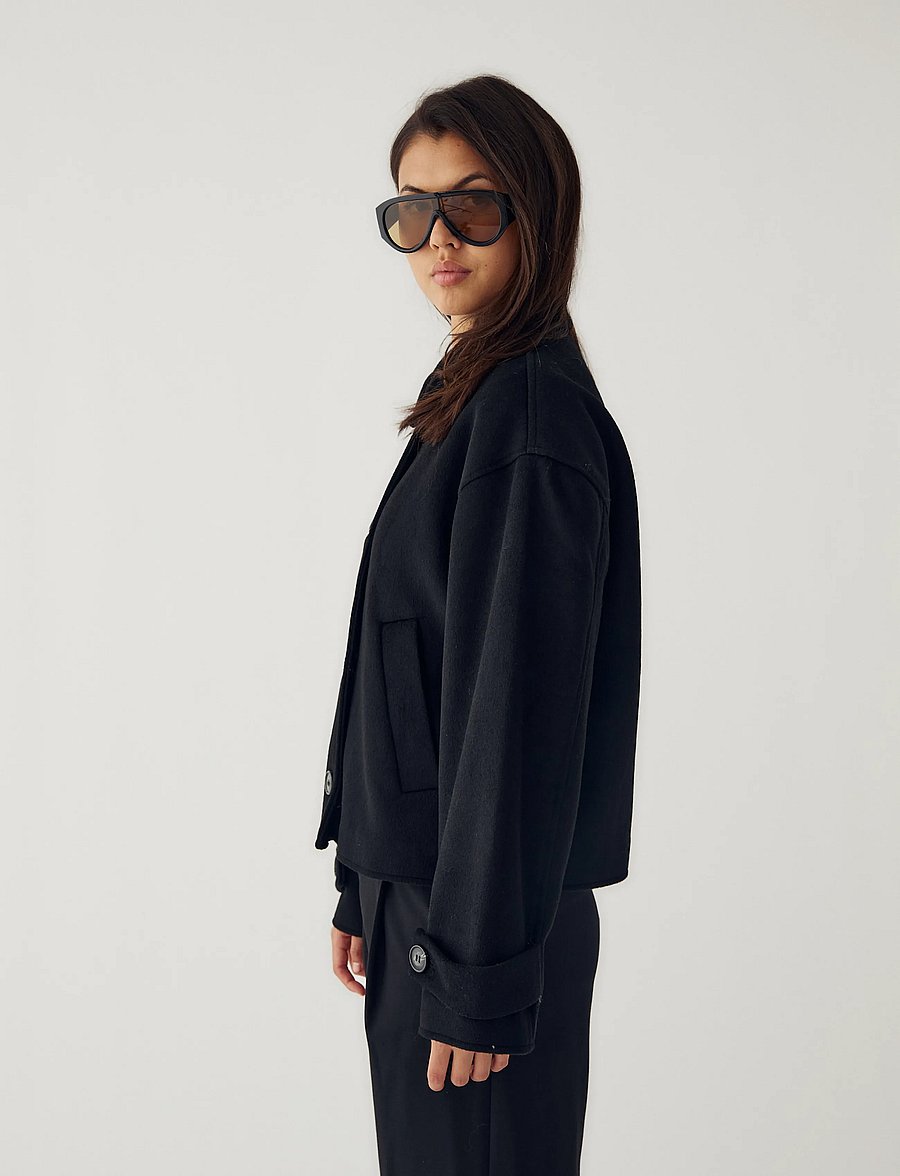 Noella - N-Maze Jacket - wool jackets - black - 4