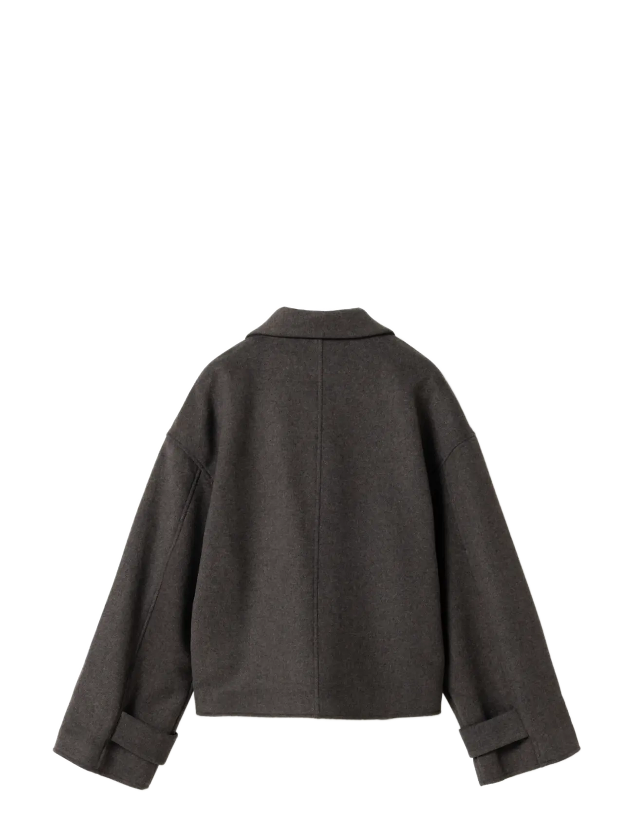 Noella - N-Maze Jacket - uldjakker - chocolate melange - 2
