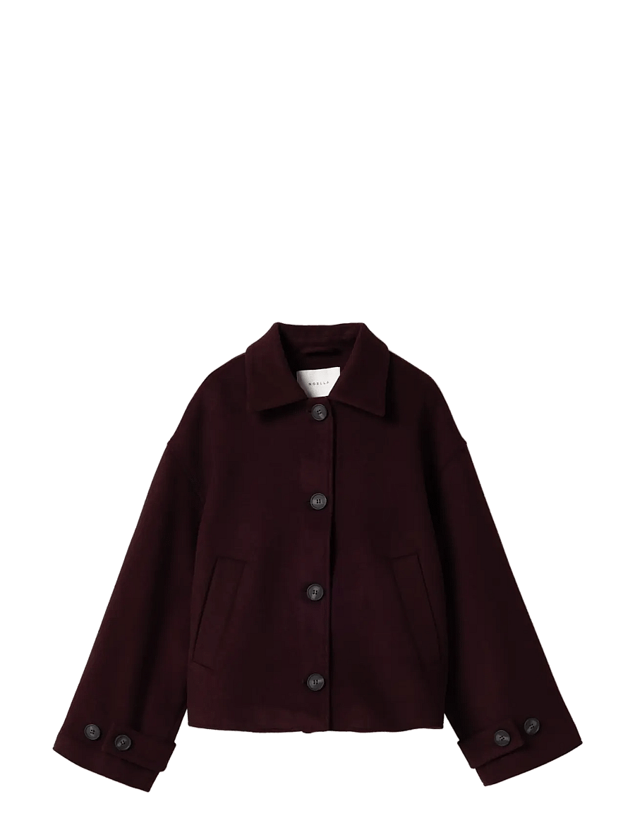 Noella - N-Maze Jacket - uldjakker - winter bloom - 1