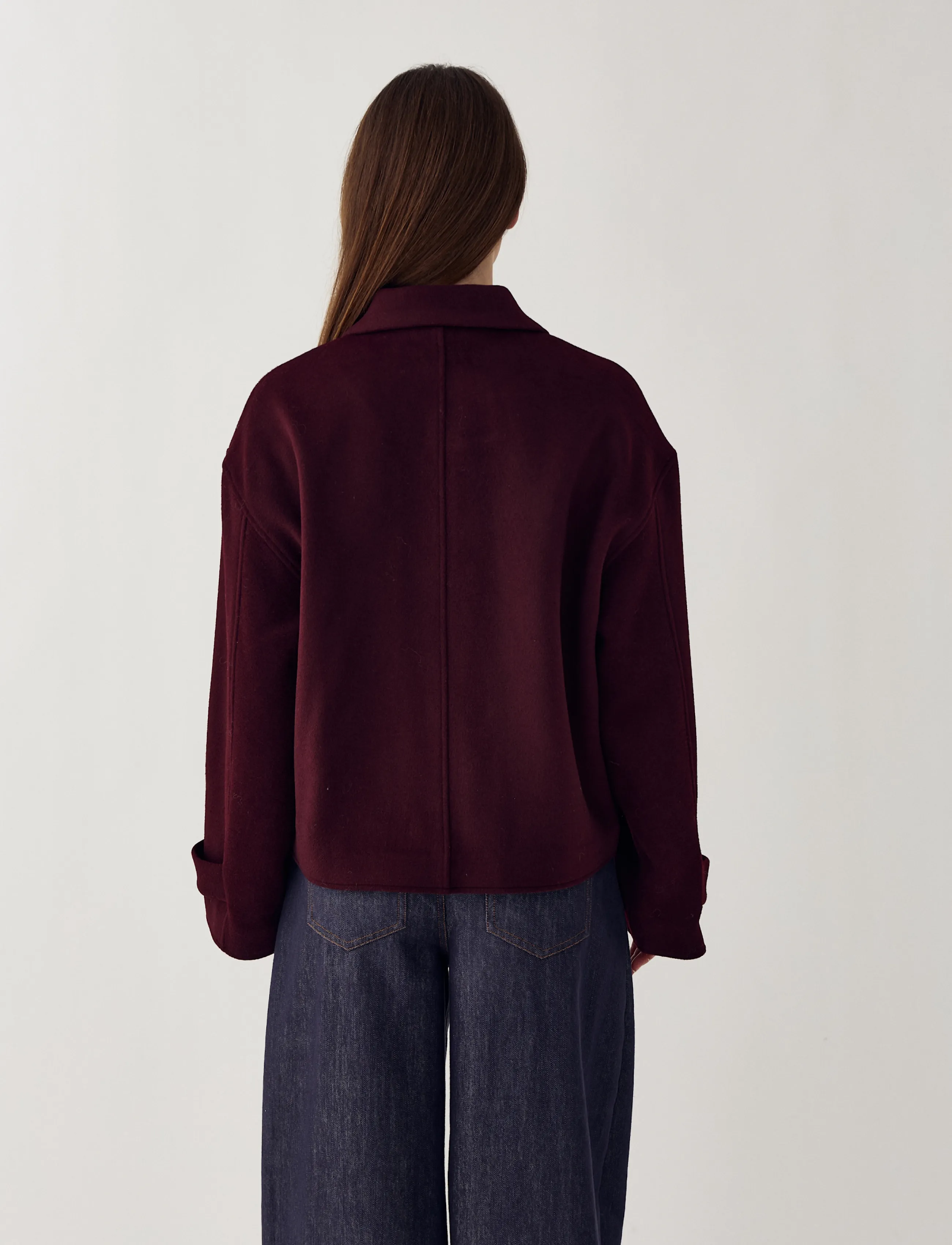 Noella - N-Maze Jacket - uldjakker - winter bloom - 3