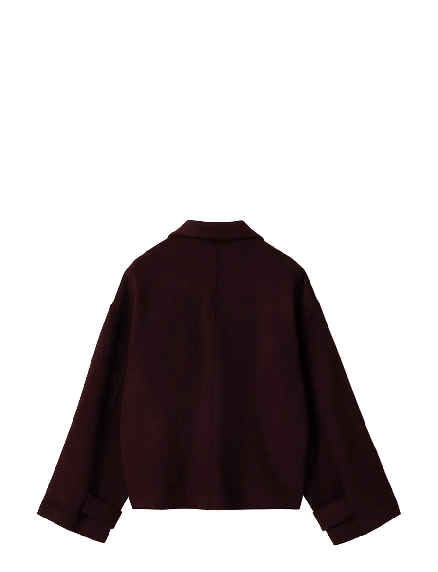 Noella - N-Maze Jacket - uldjakker - winter bloom - 2