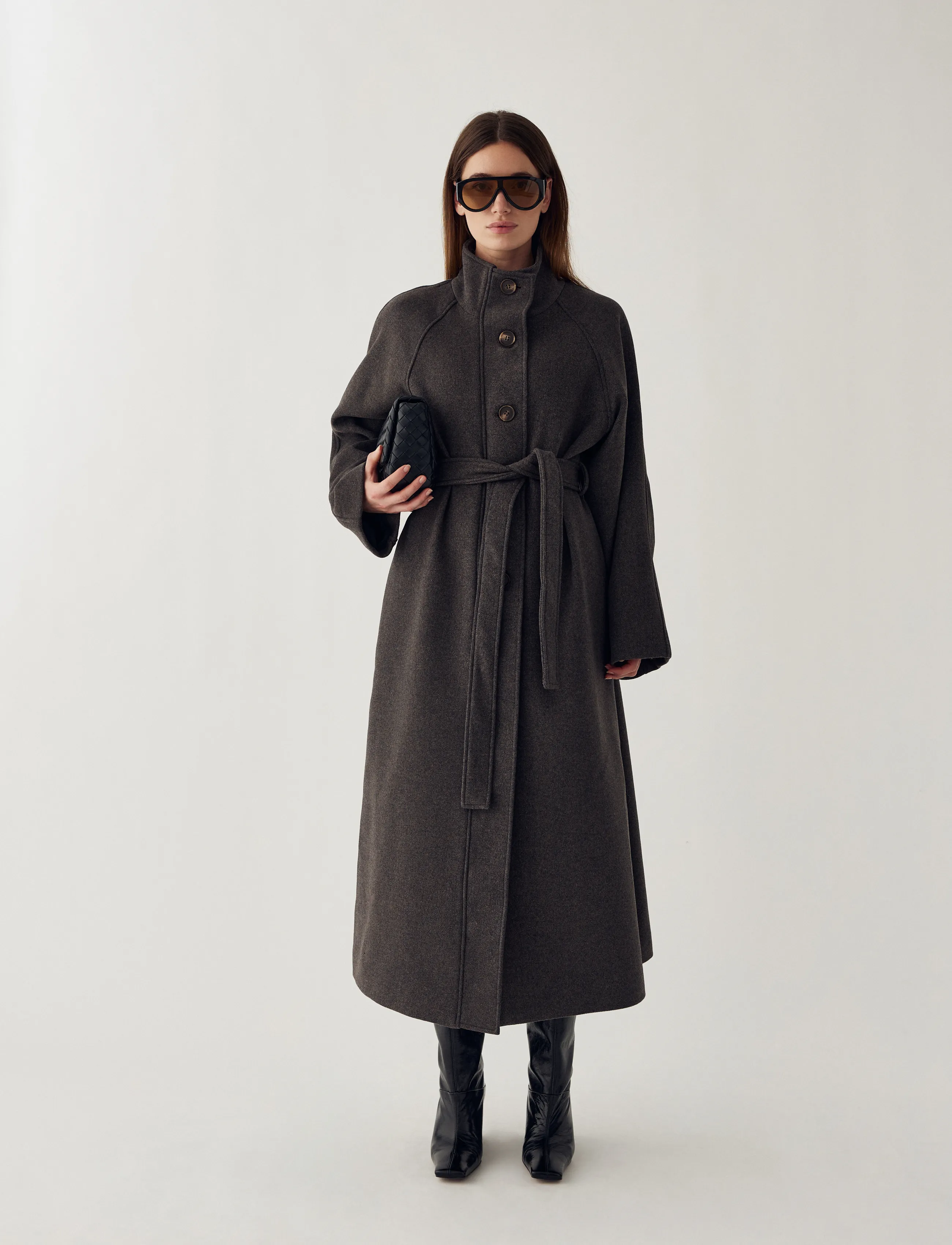 Noella N-Marcie Coat, S/M, Coats, Braun - Wool Frauen