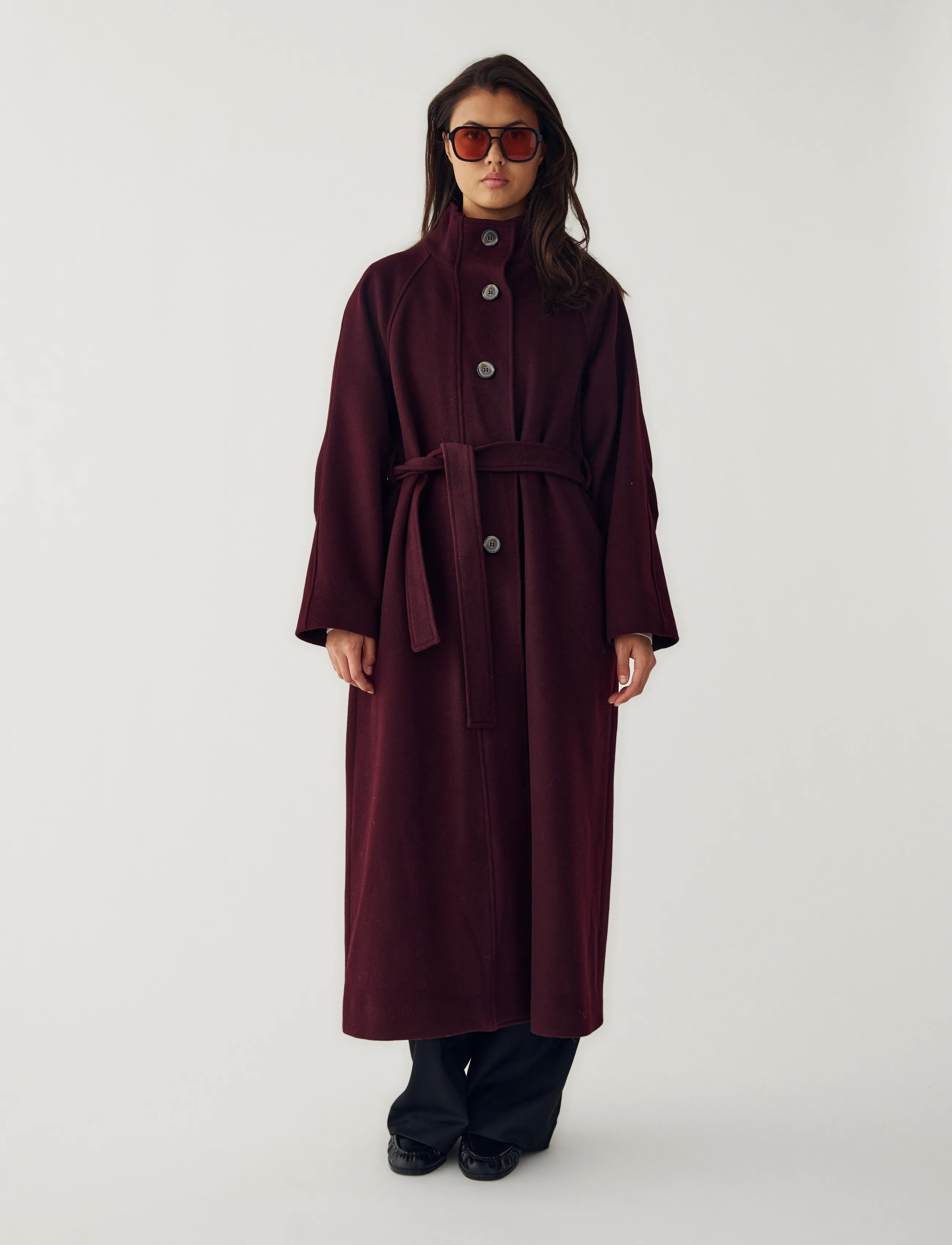 Noella N-Marcie Coat - Winterjacken - WINTER BLOOM / burgundy