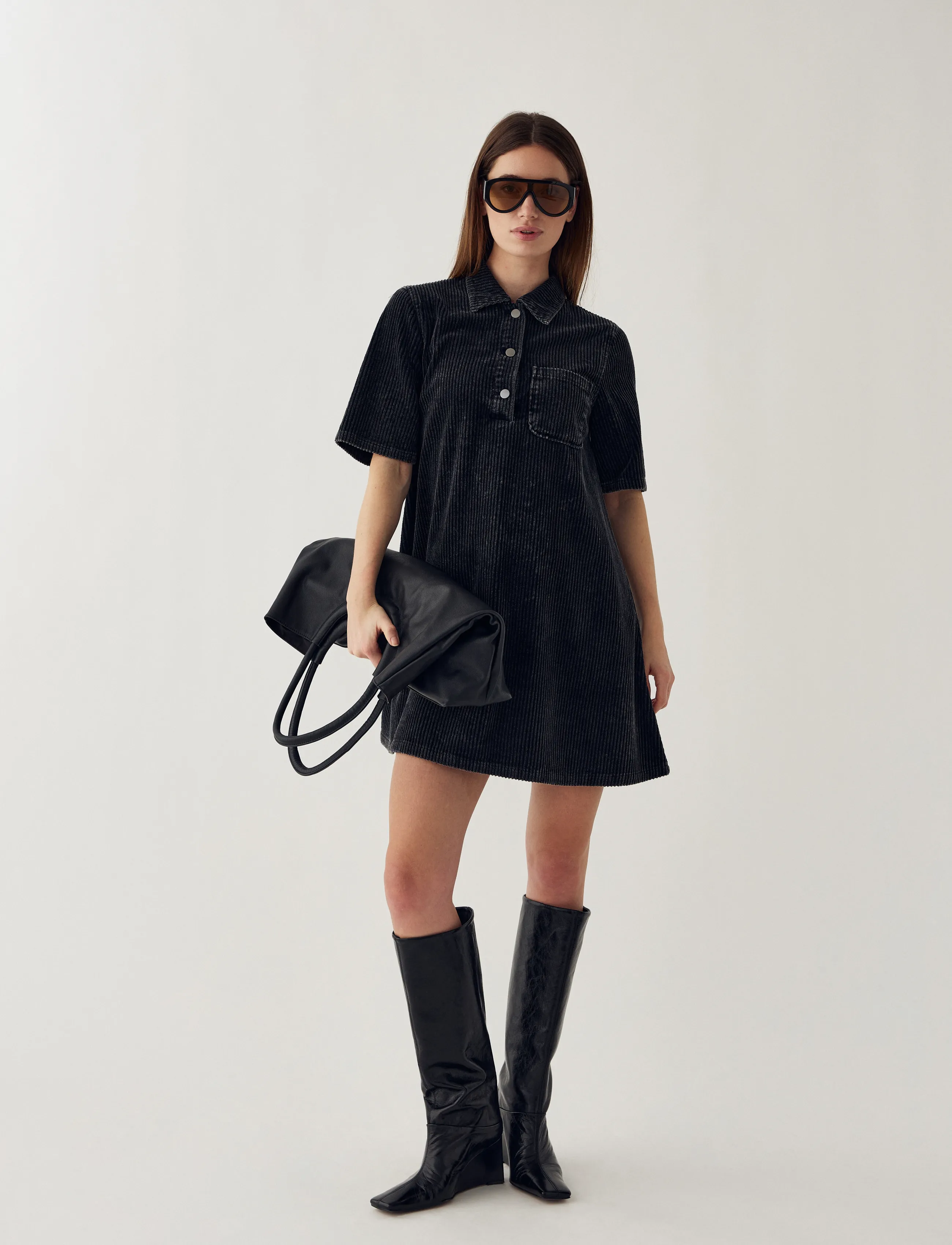 Noella N-Jozie Dress - New arrivals - BLACK WASH / black