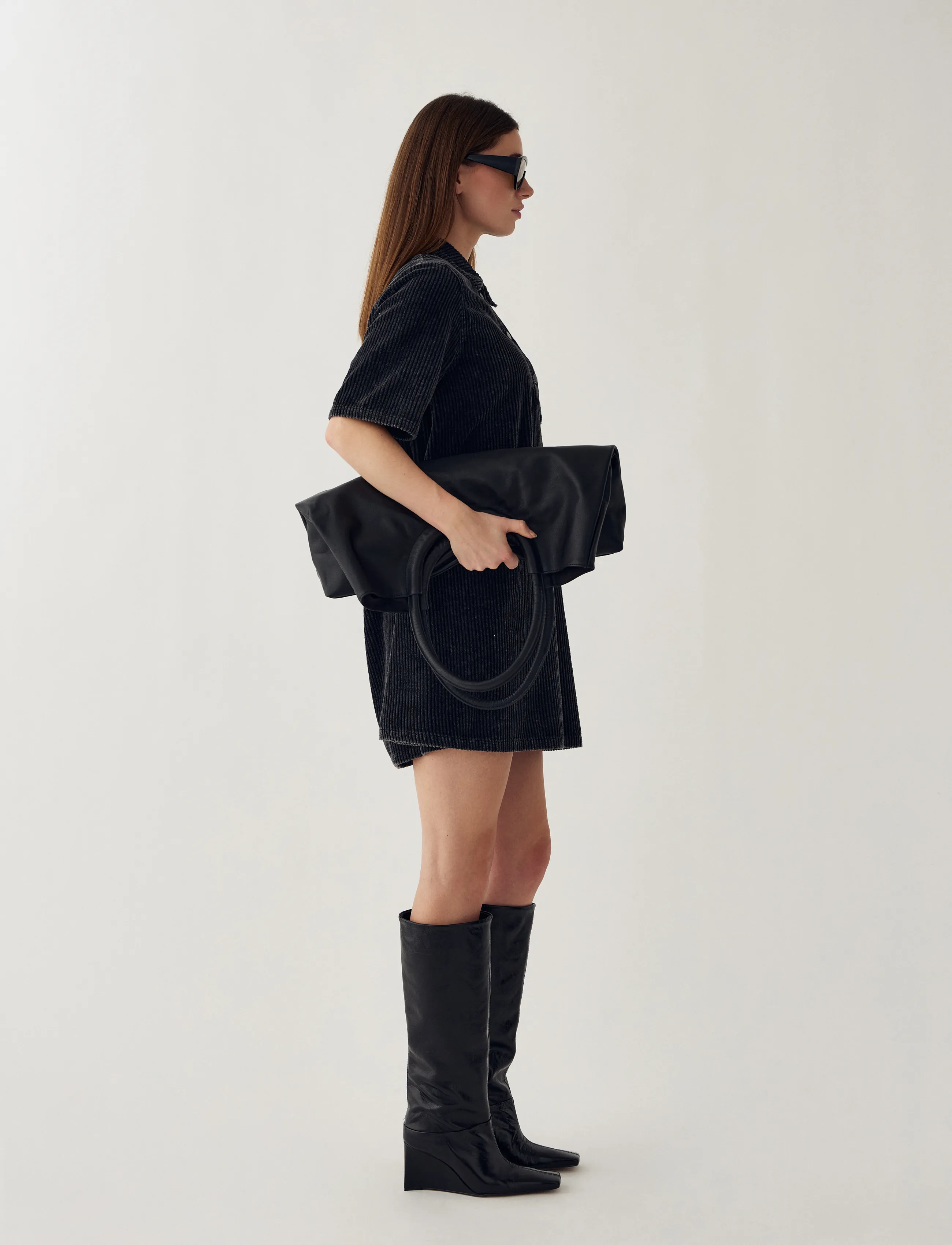 Noella - N-Jozie Dress - shirt dresses - black wash - 3