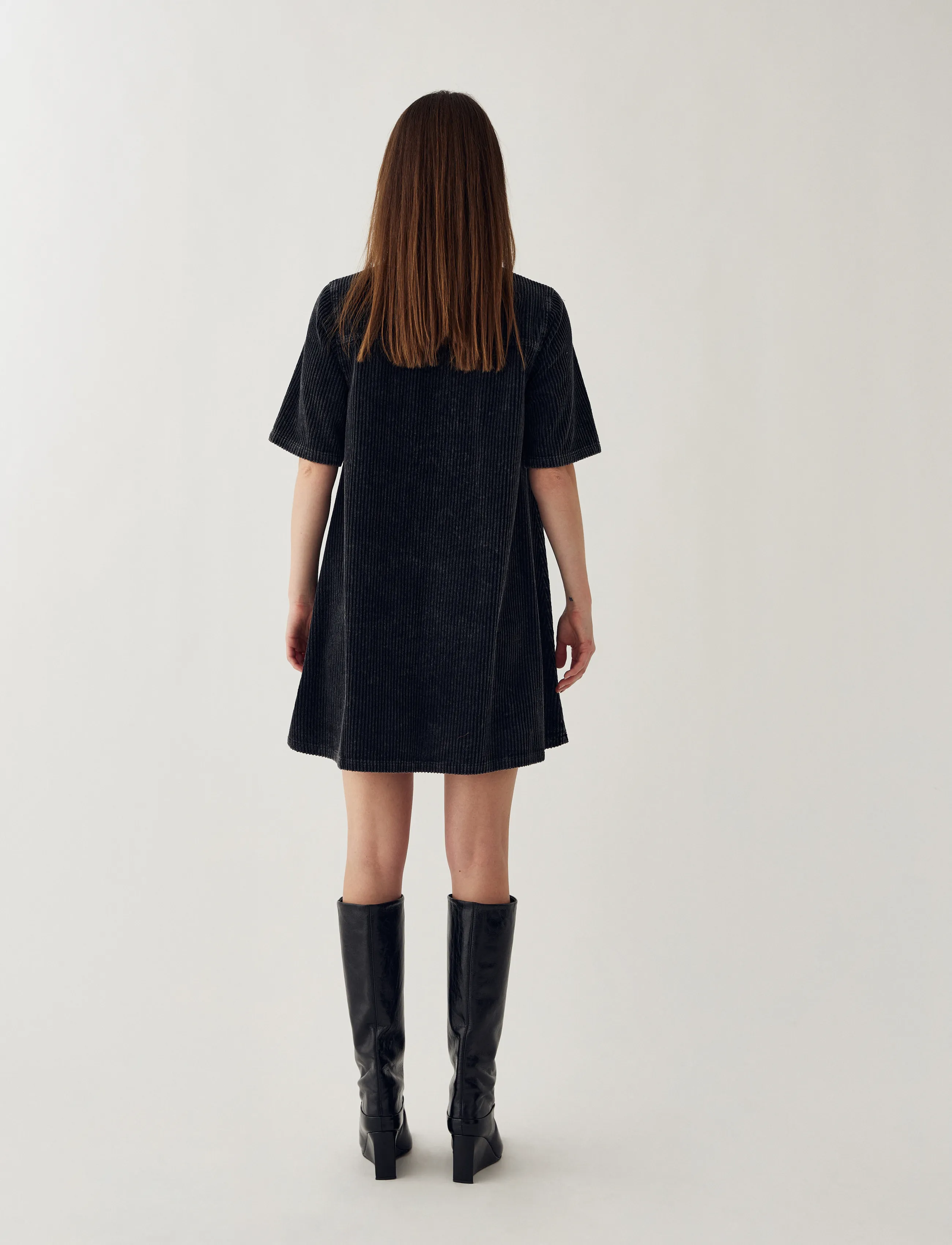 Noella - N-Jozie Dress - shirt dresses - black wash - 5