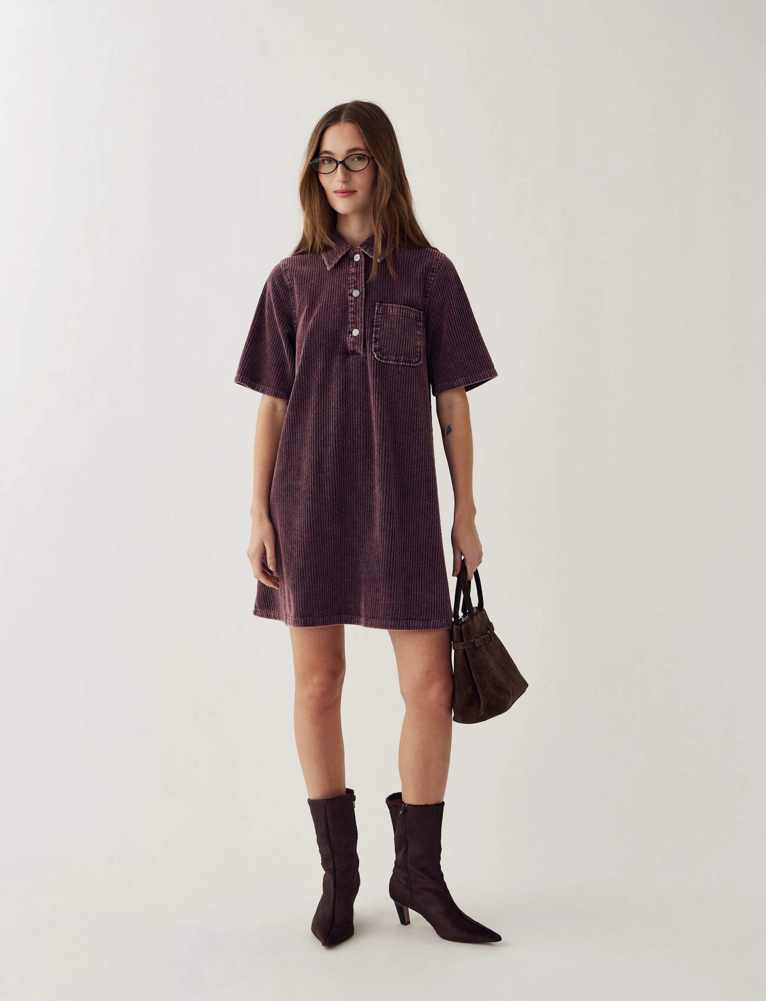 Noella N-Jozie Dress - Noella - WINTER BLOOM WASH / purple