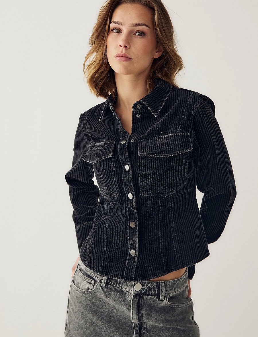 Noella - N-Laela Shirt - black wash - 0