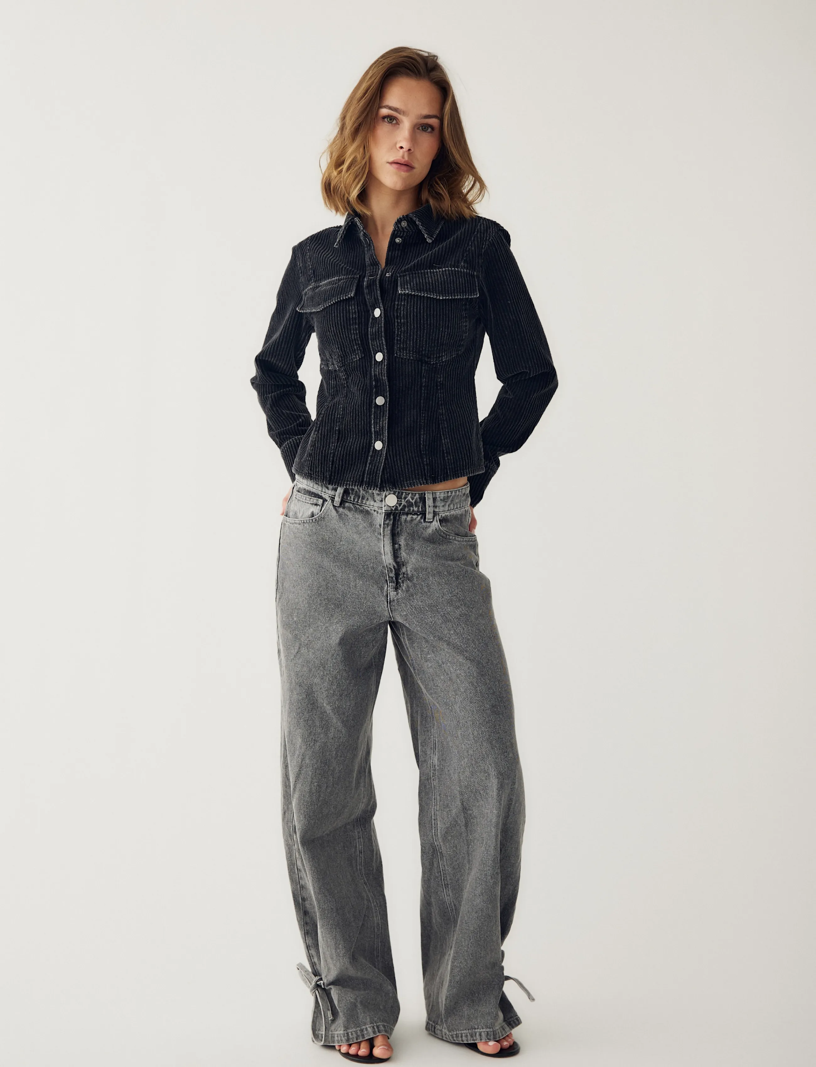 Noella - N-Laela Shirt - black wash - 5
