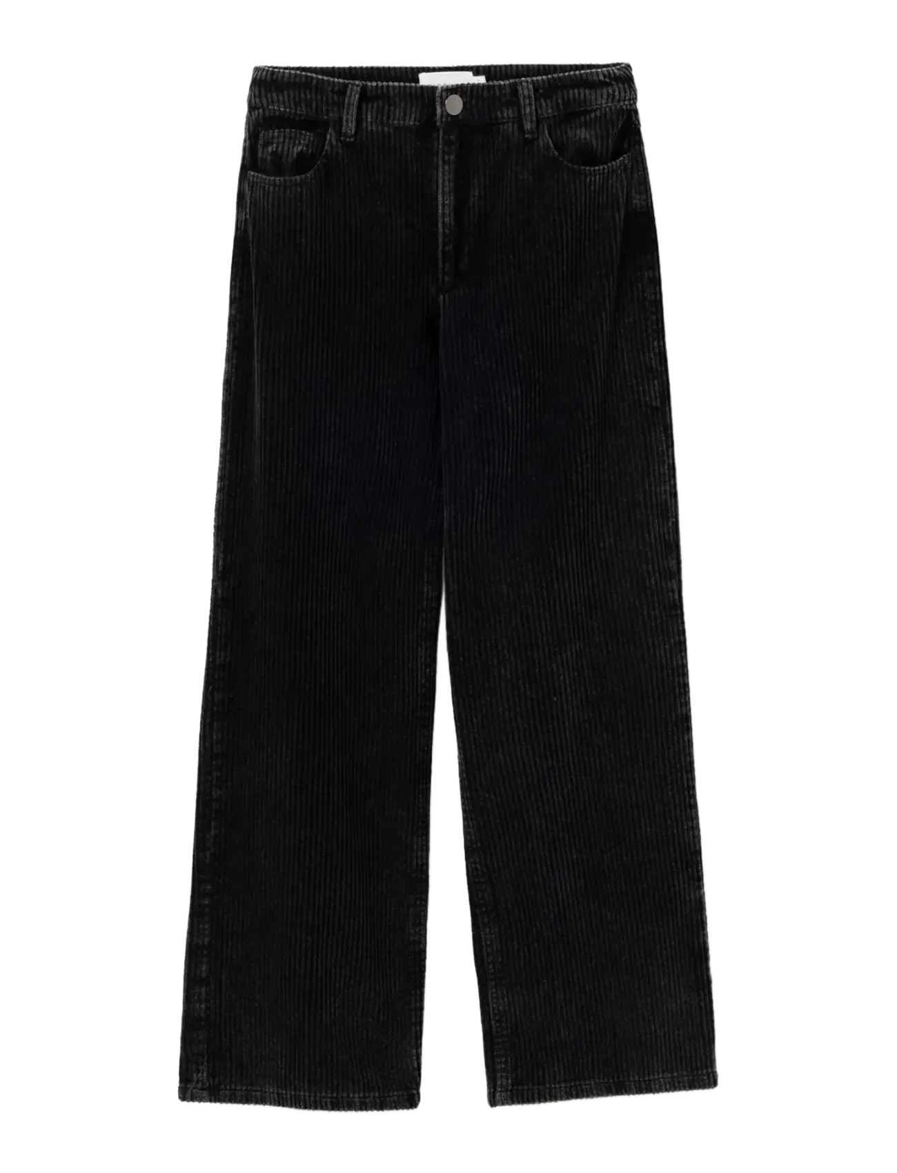 Noella - N-Melo MW Pants - bukser med brede ben - black wash - 1