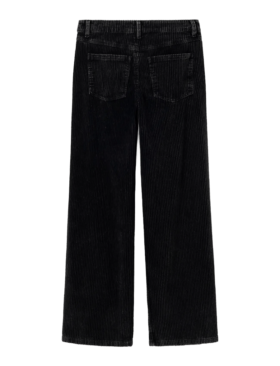 Noella - N-Melo MW Pants - bukser med brede ben - black wash - 2