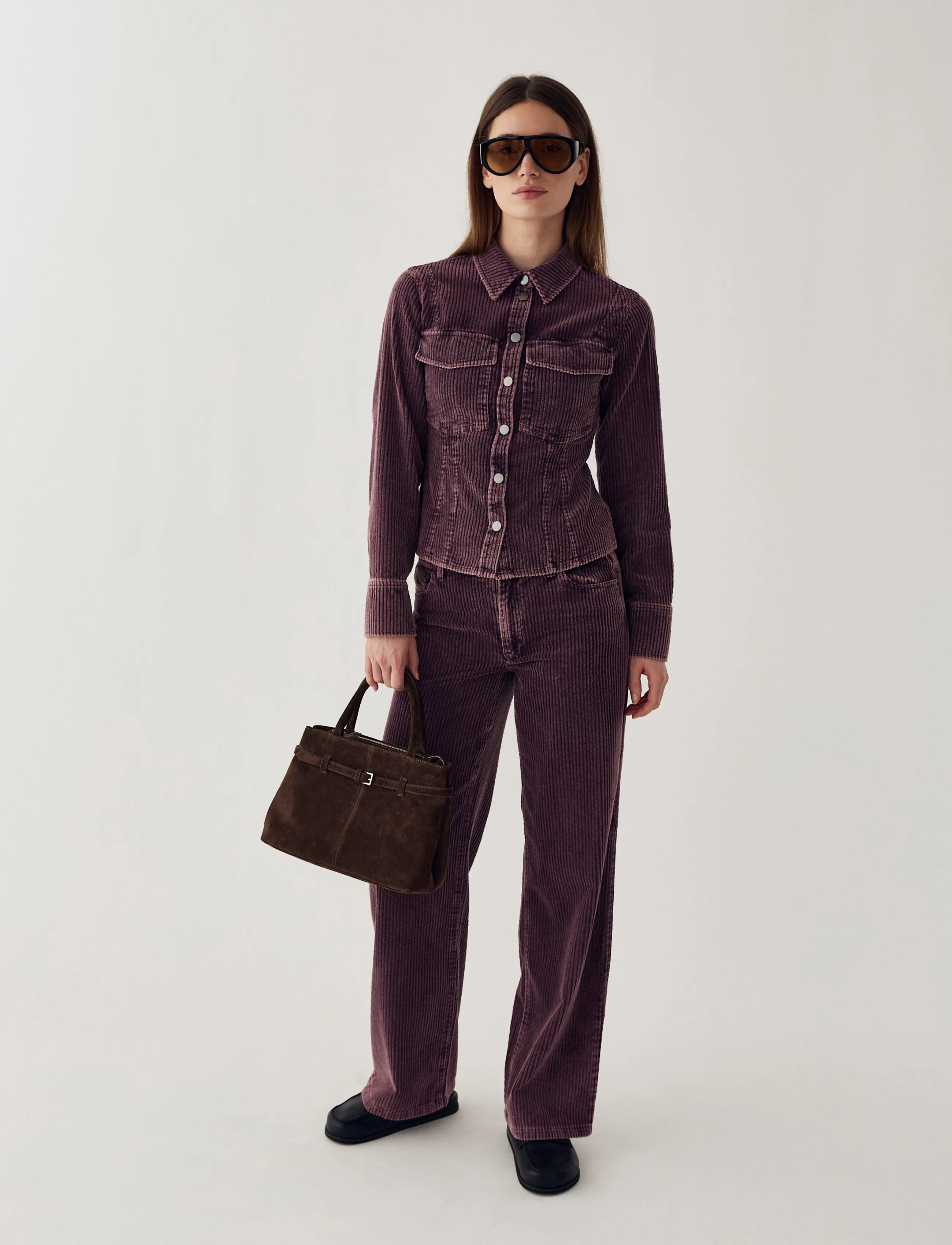 Noella - N-Melo MW Pants - vida byxor - winter bloom wash - 4
