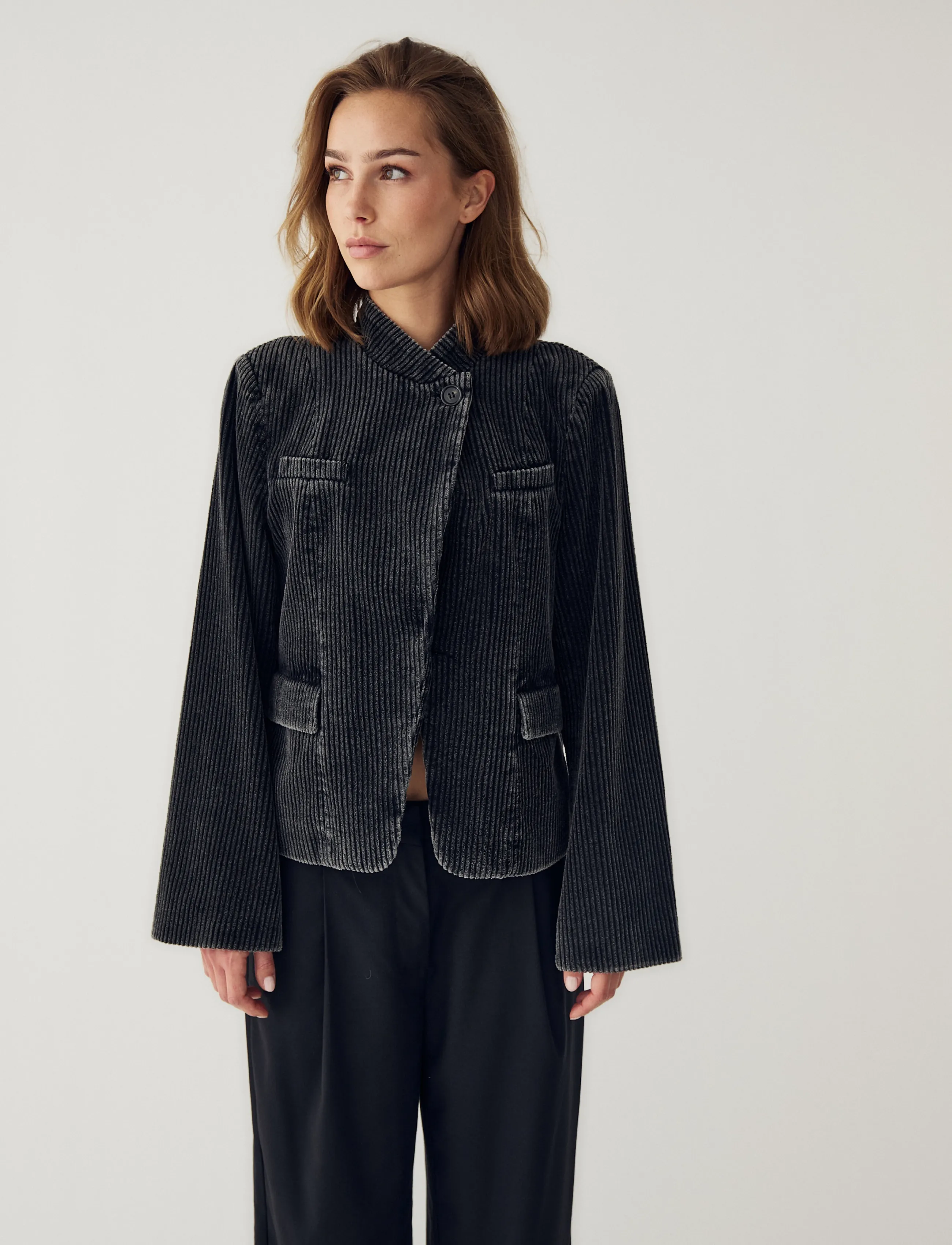 Noella N-Monique Blazer - Leichte Jacken - BLACK WASH / black