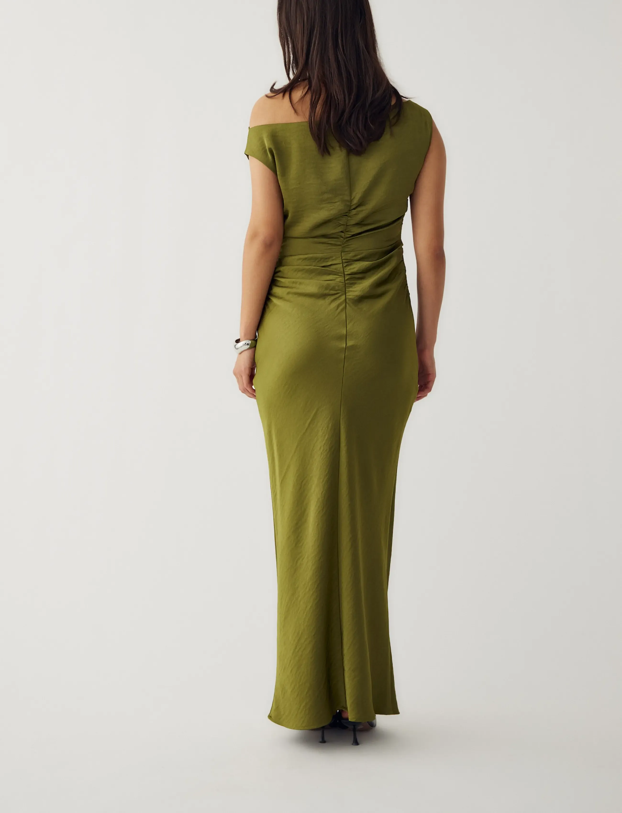 Noella - N-Mignonette Dress - evening dresses - guacamole - 3
