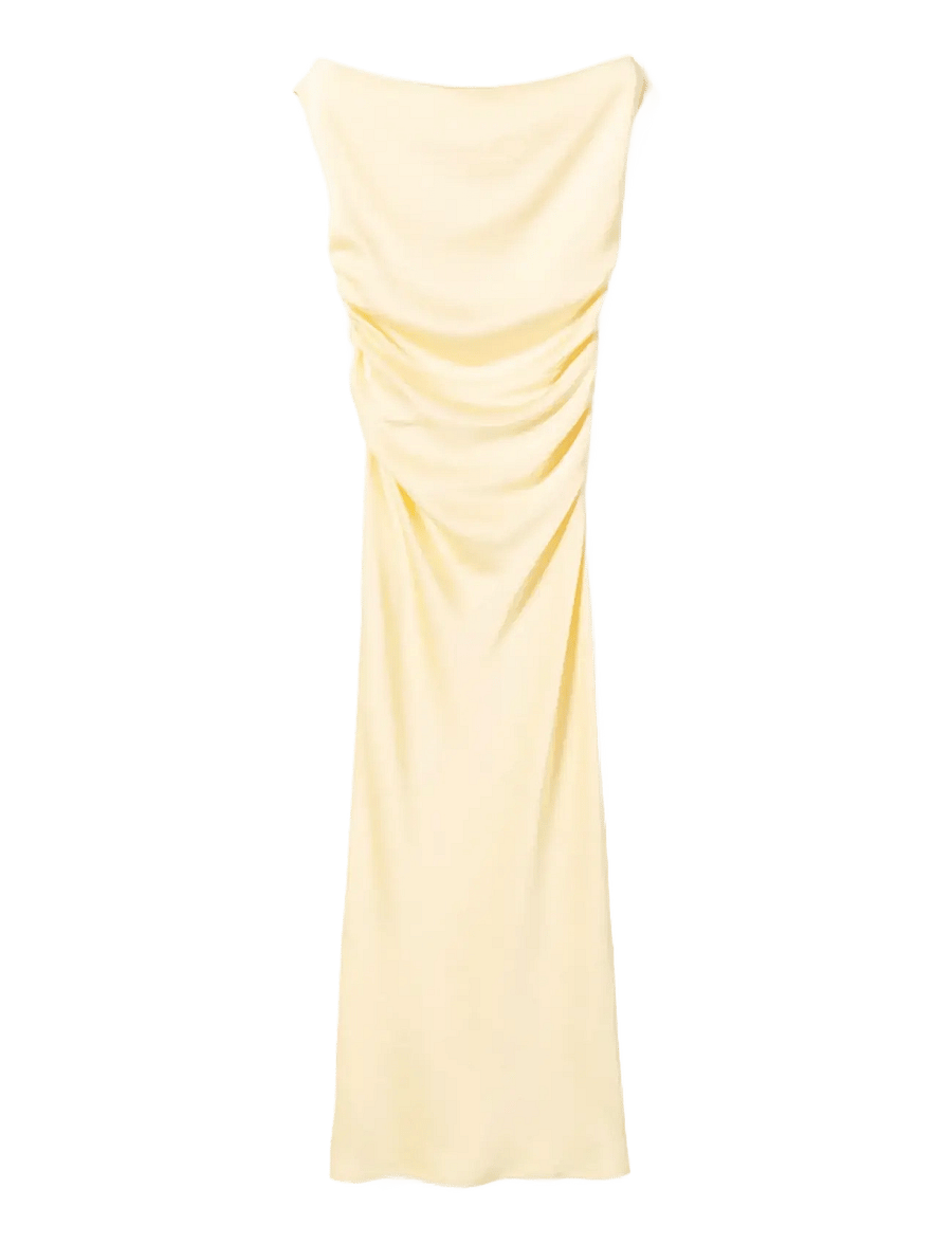 Noella - N-Mignonette Dress - aftonklänningar - pale yellow - 1