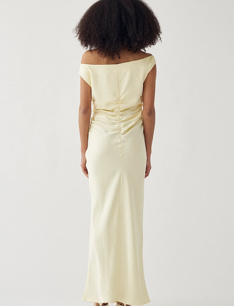 Noella - N-Mignonette Dress - aftenkjoler - pale yellow - 4