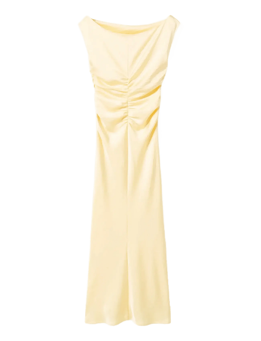 Noella - N-Mignonette Dress - aftonklänningar - pale yellow - 3
