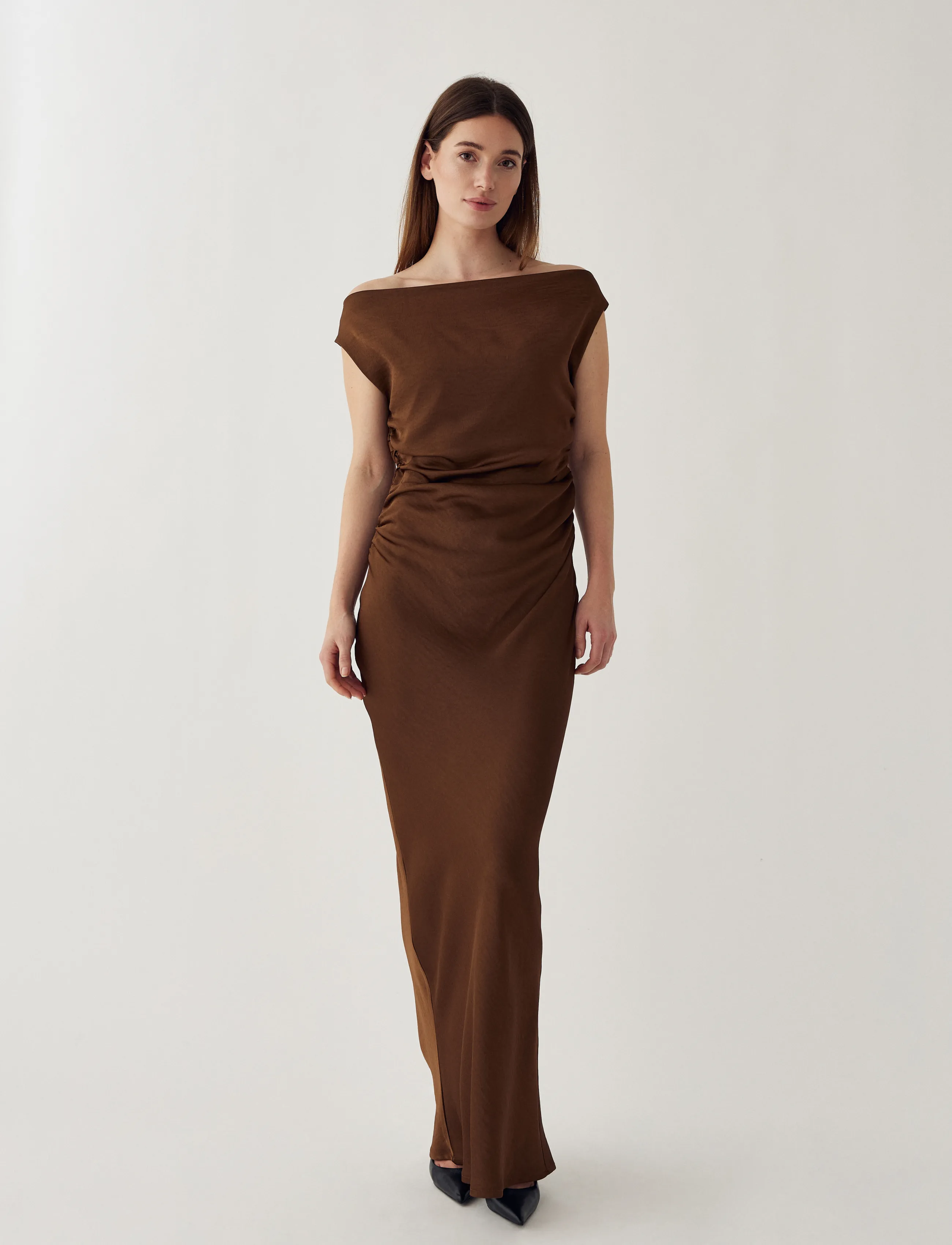 Noella N-Mignonette Dress - Kleider - TOFFEE / brown