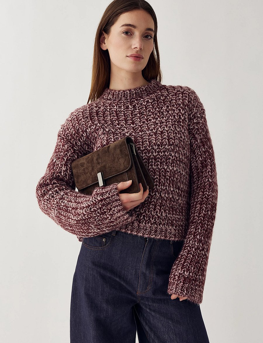 Noella - N-Lakisha Knit - burgundy rose mix - 0