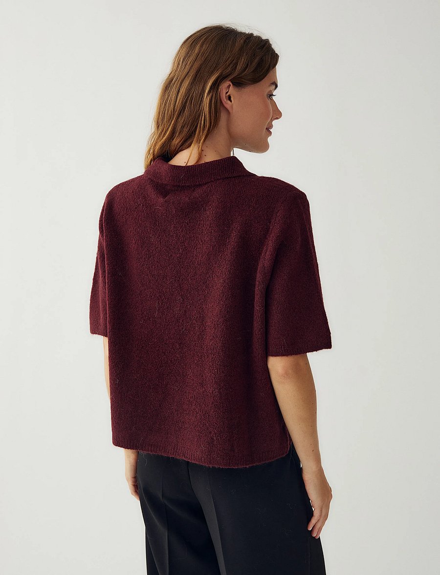 Noella - N-Marwood Knit Cardigan - crop tops - winetasting - 3