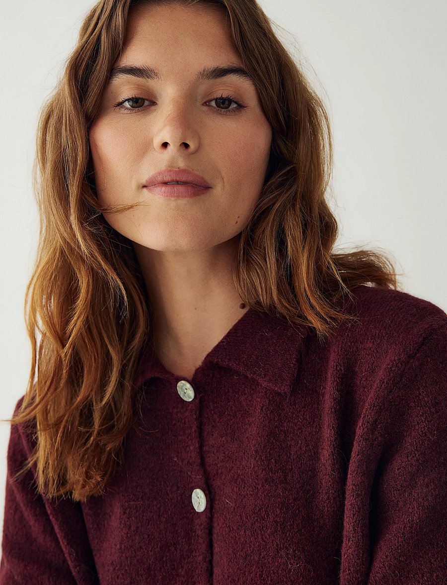 Noella - N-Marwood Knit Cardigan - crop tops - winetasting - 5