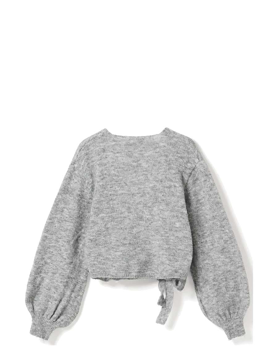 Noella - N-Maelee Knit Cardigan - strickjacken - medium grey melange - 2