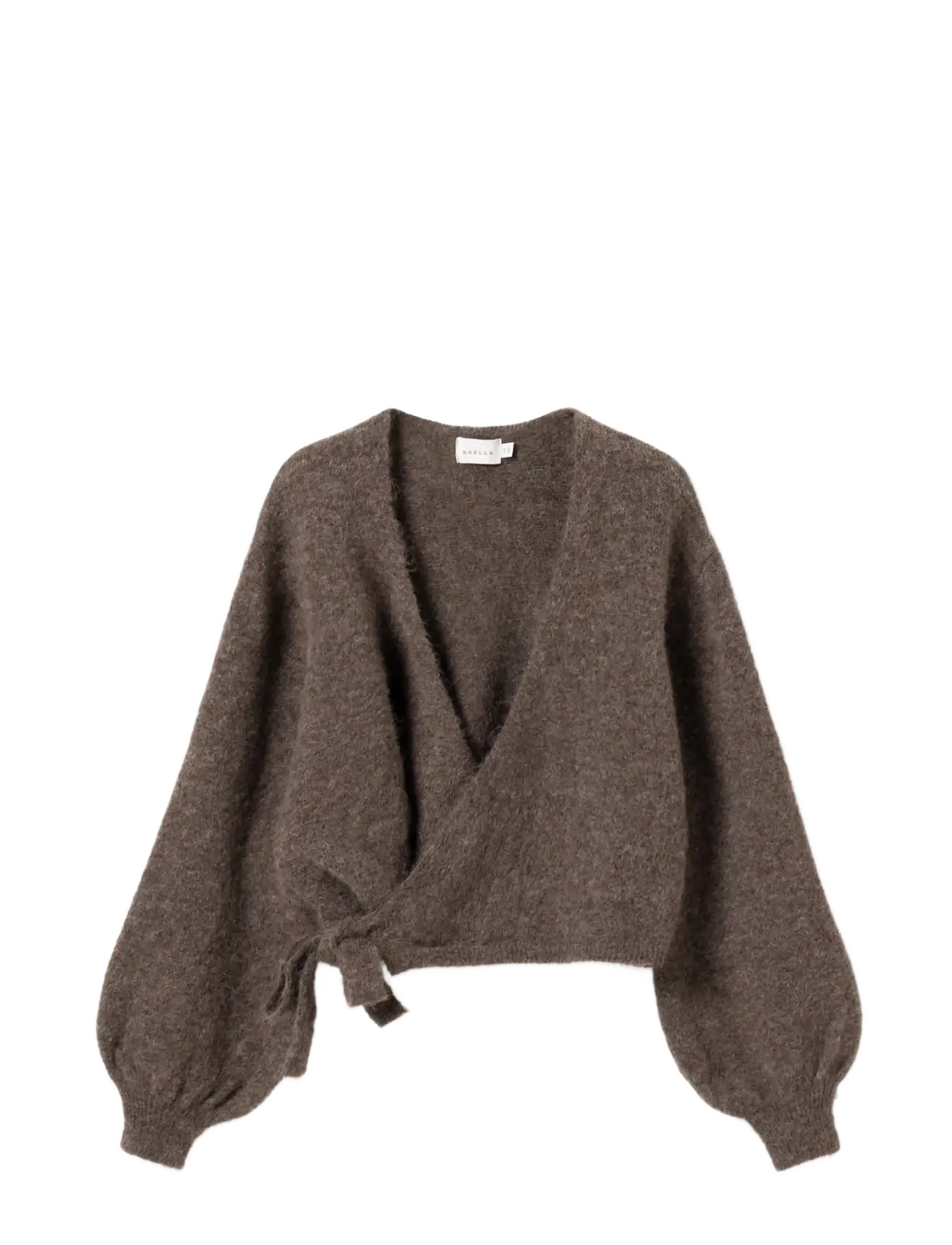 Noella N-Maelee Knit Cardigan - Clothing - TIMBER BROWN MELANGE / brown