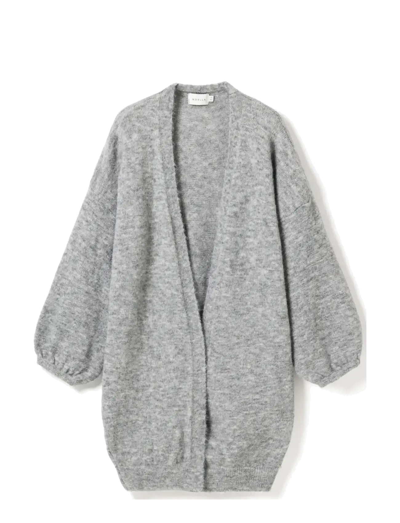 Noella N-Maricela Knit Cardigan - Ikdienas stils - MEDIUM GREY MELANGE / grey