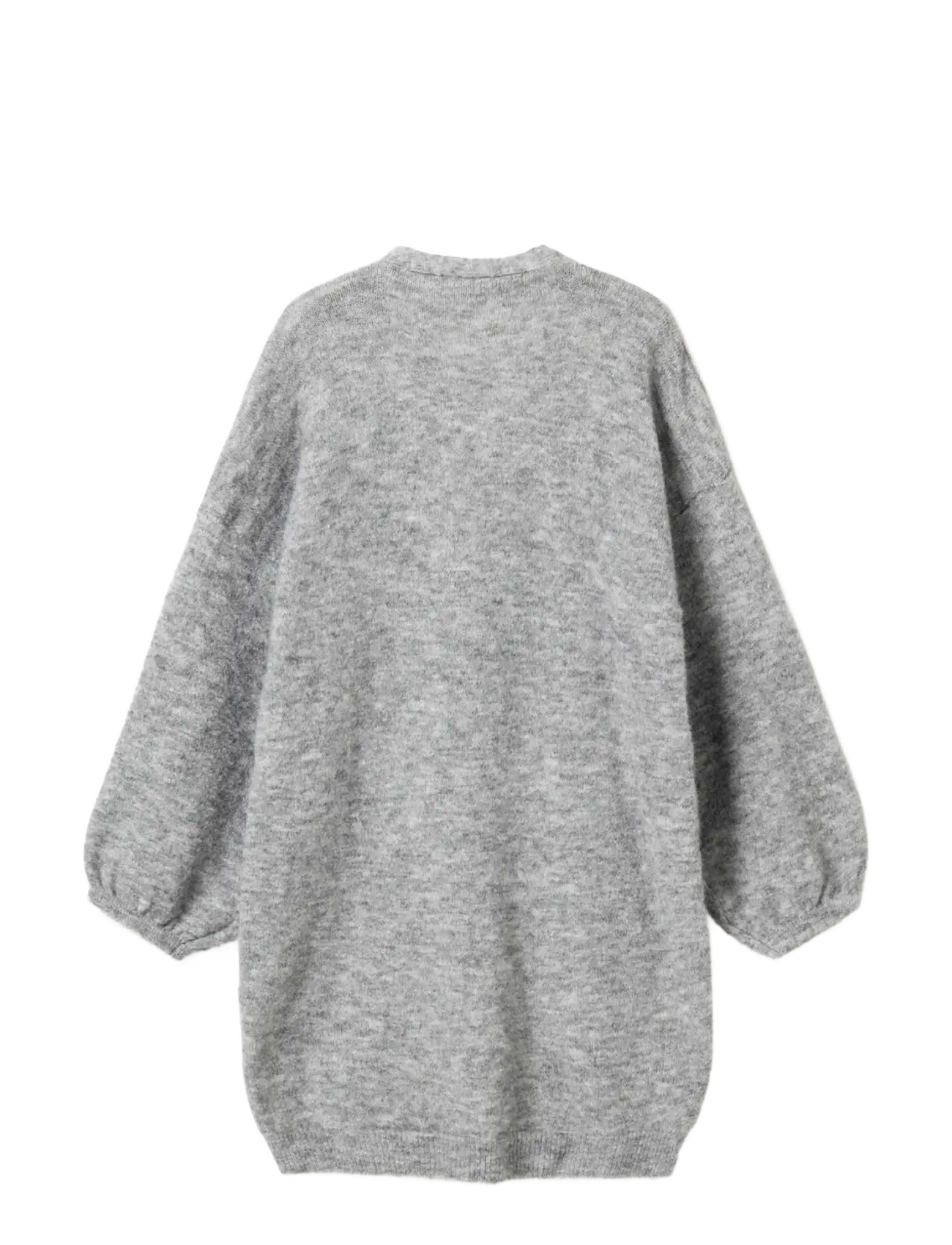 Noella - N-Maricela Knit Cardigan - kardiganid - medium grey melange - 2