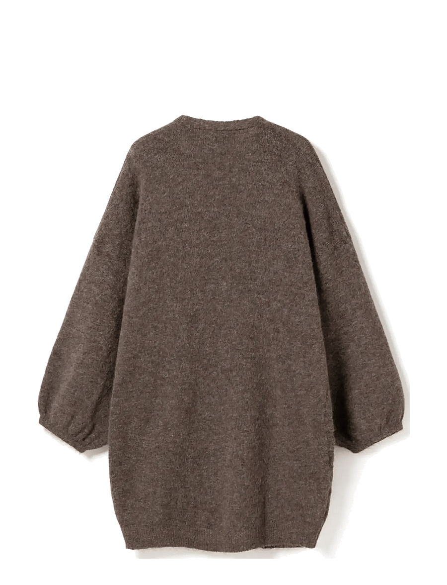 Noella - N-Maricela Knit Cardigan - kardiganid - timber brown melange - 2