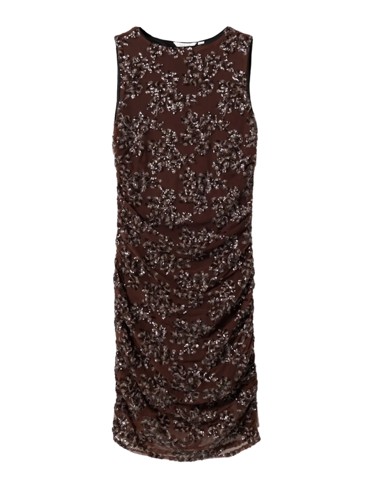 Noella - N-Lavinia SH Dress - medium brown - 1
