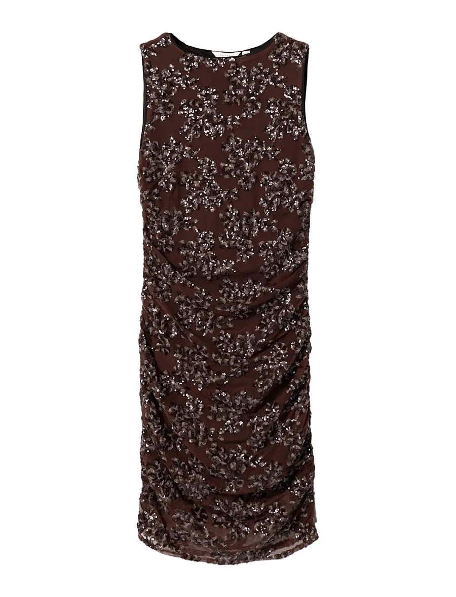 Noella - N-Lavinia SH Dress - medium brown - 1
