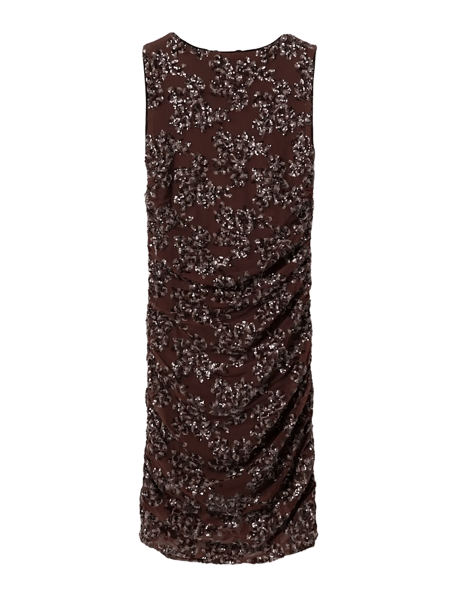 Noella - N-Lavinia SH Dress - medium brown - 2