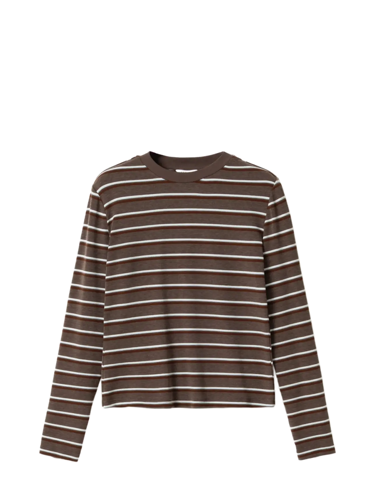 Noella N-Lidie LS Top - Riided - DALMA BLUE STRIPE / brown
