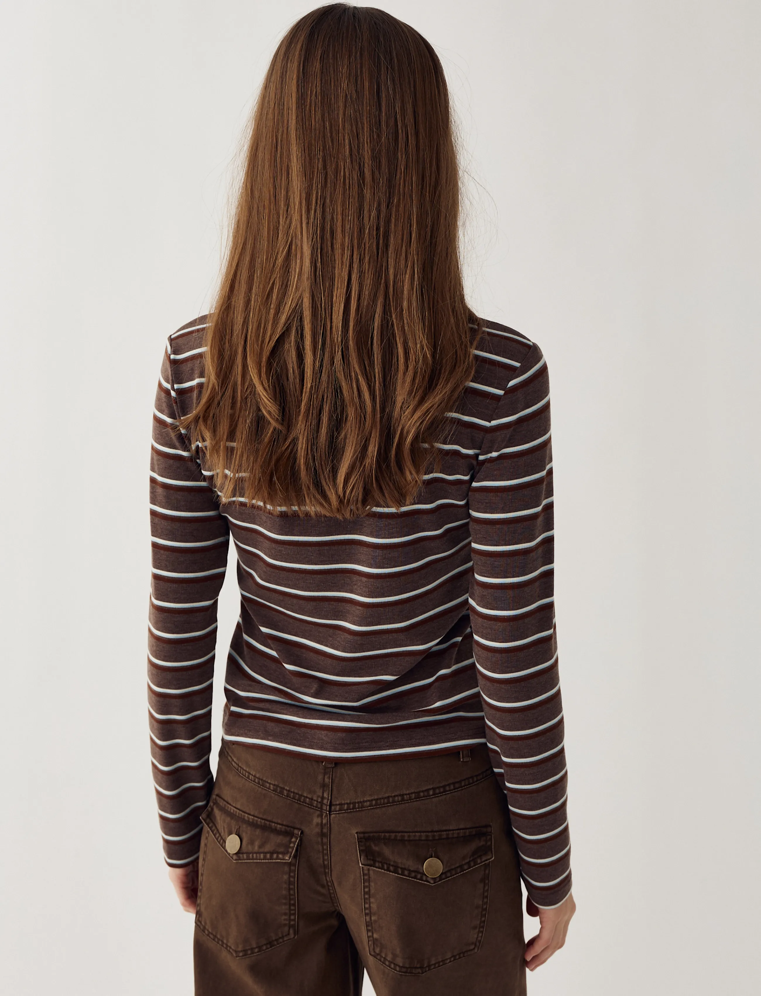 Noella - N-Lidie LS Top - pikkade varrukatega topid - dalma blue stripe - 4