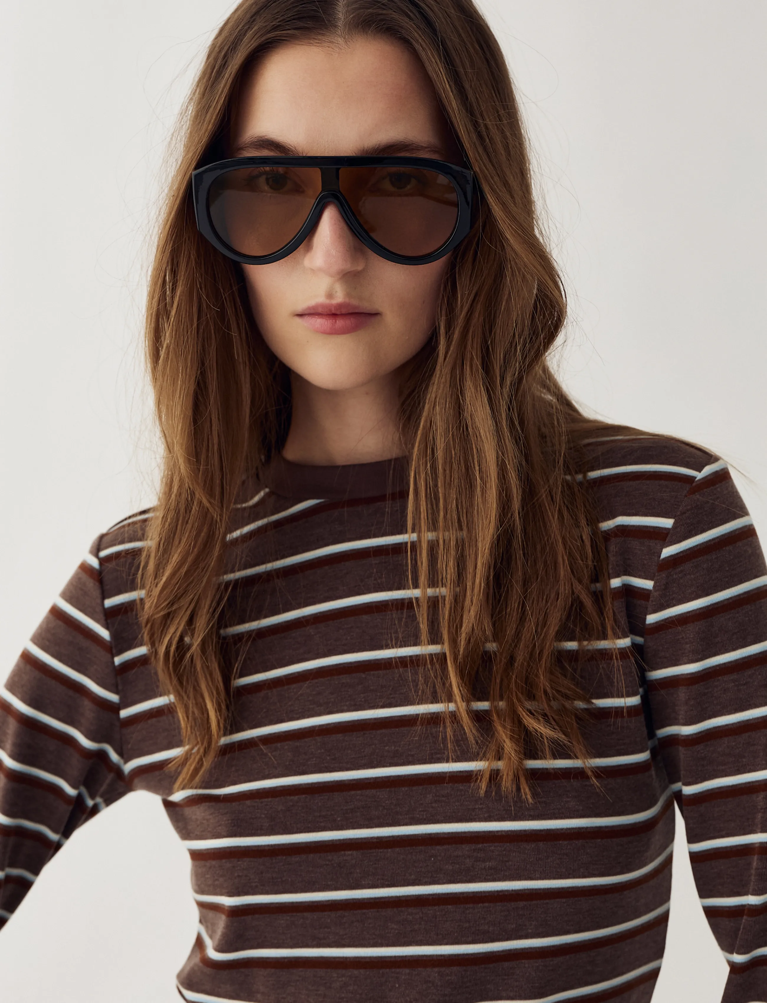 Noella - N-Lidie LS Top - pikkade varrukatega topid - dalma blue stripe - 5