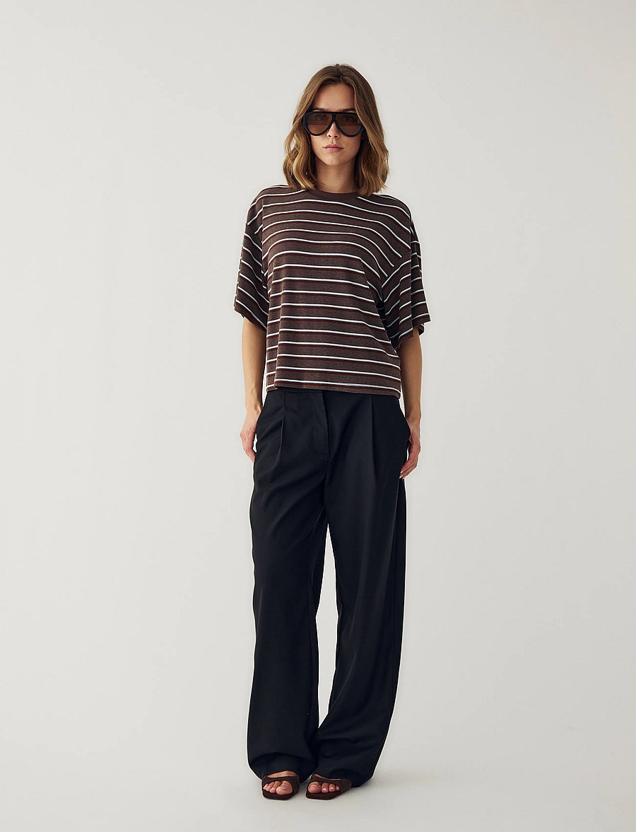 Noella - N-Murphie Top - t-shirts - dalma blue stripe - 4