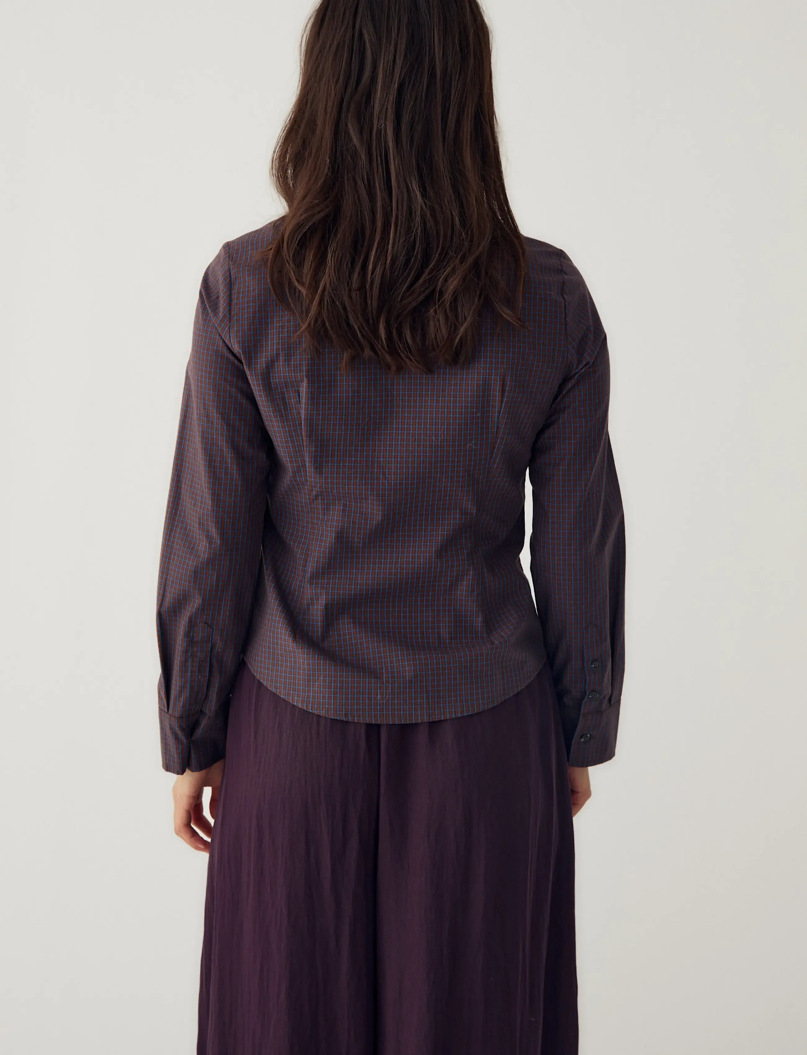 Noella - N-Loyce Shirt - pikkade varrukatega särgid - deshay burgundy check - 3
